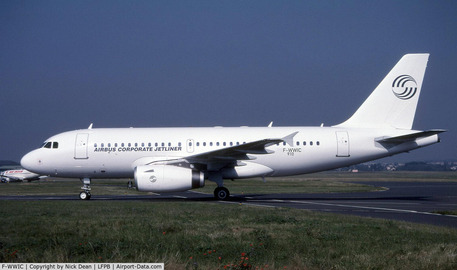 F-WWIC, 2000 Airbus VC-1A (A319-133/CJ) C/N 0910, Now registered A6-ESH