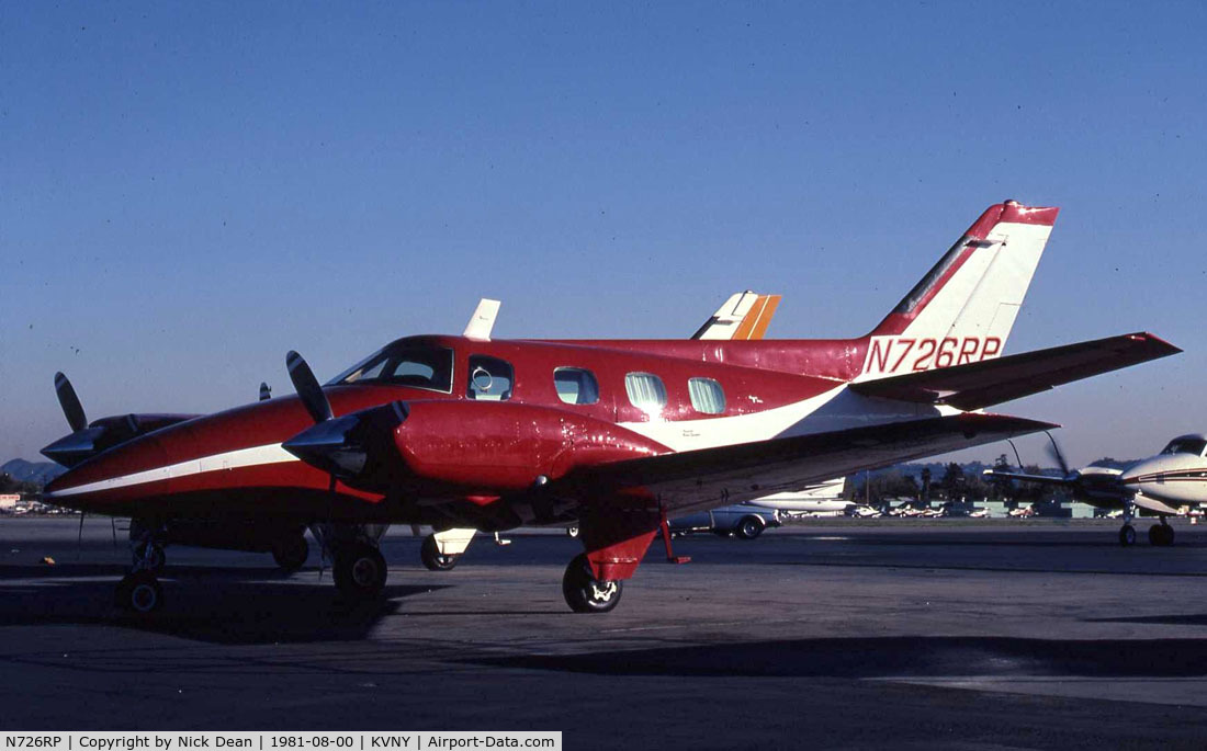 N726RP, 2002 Cessna 525A CitationJet CJ2 C/N 525A-0114, Beech 60 C/N P-065 scanned from a slide