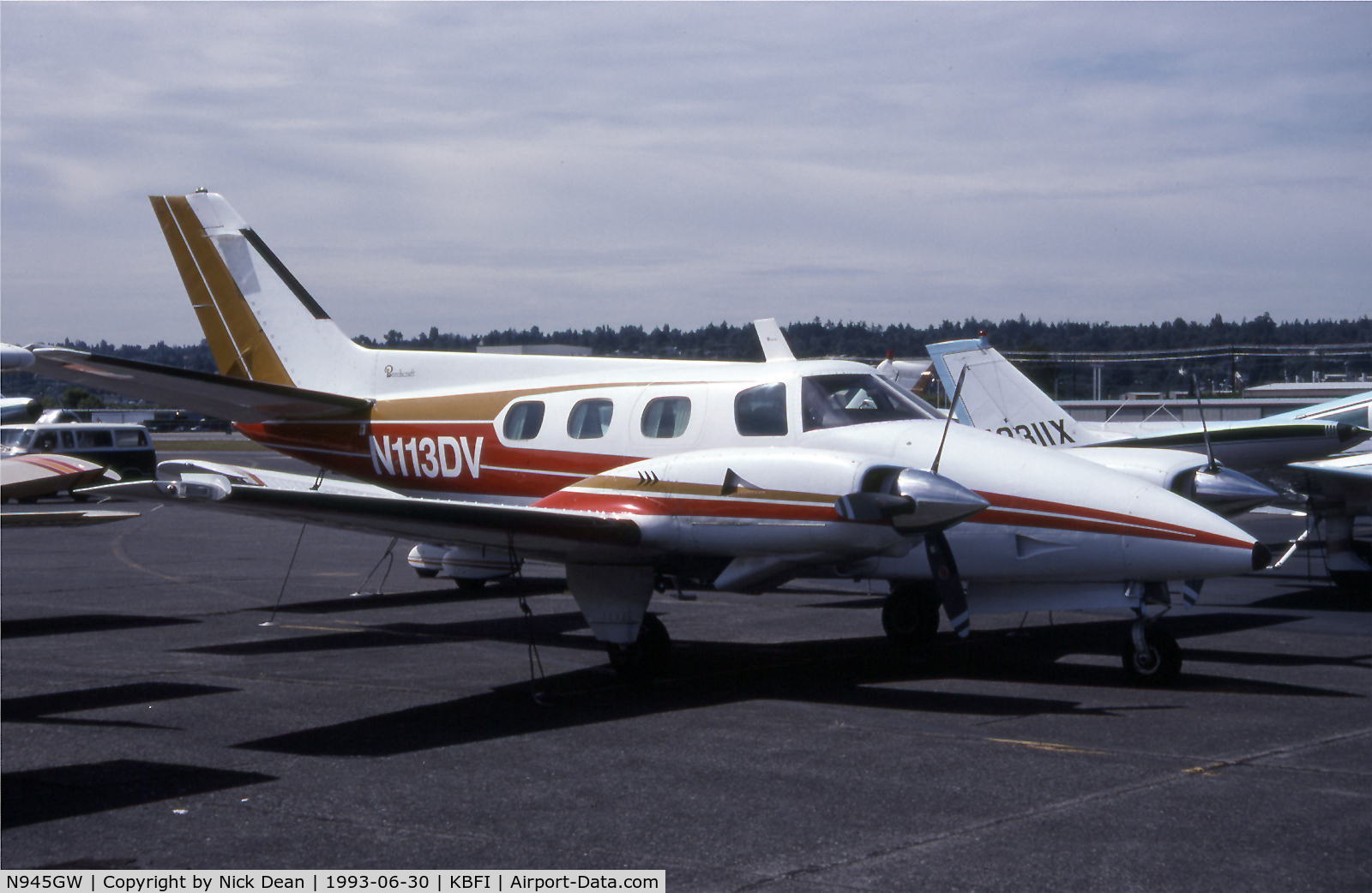 N945GW, 1979 Beech B-60 Duke C/N P-497, As it was N113DV