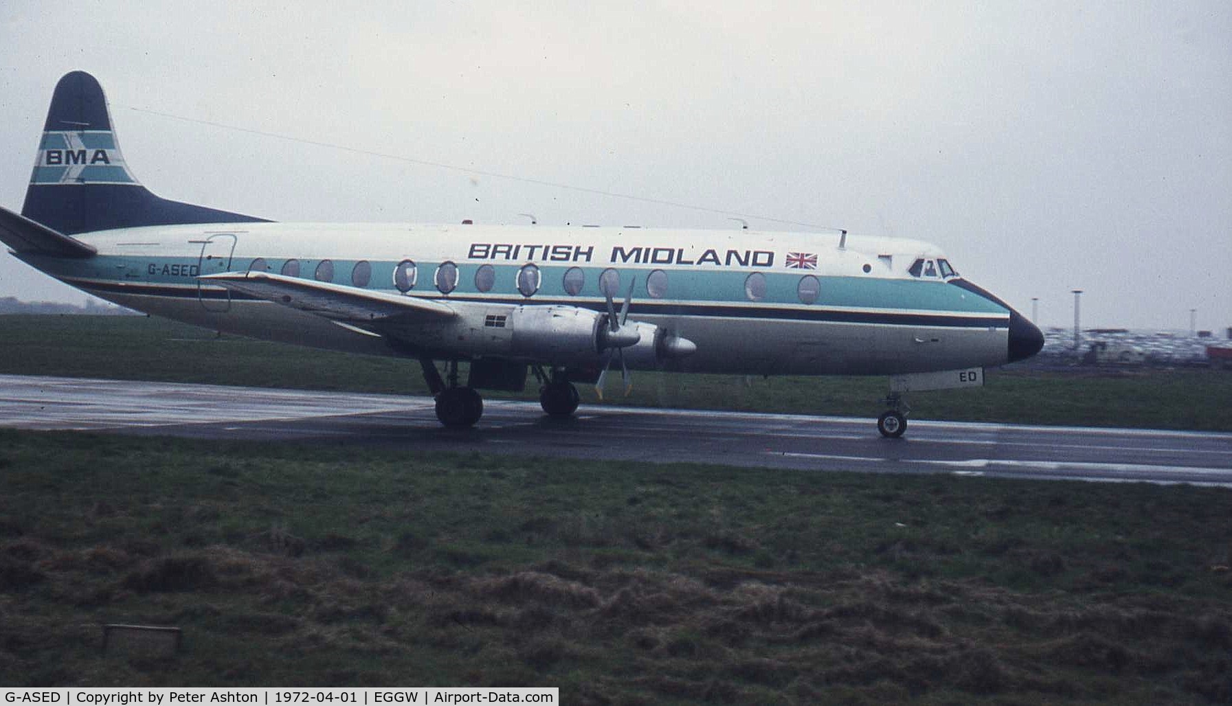 G-ASED, 1959 Vickers Viscount 831 C/N 419, British Midland