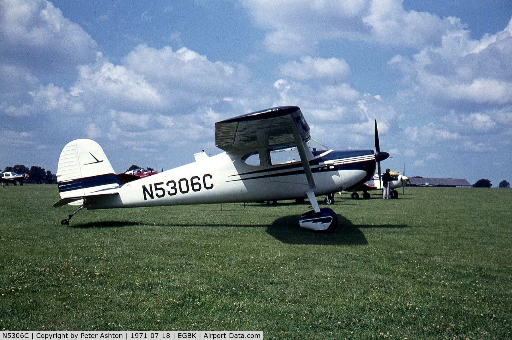N5306C, 1950 Cessna 140A C/N 15426, PFA Rally 1971 (Cessna 140 according to my notes)