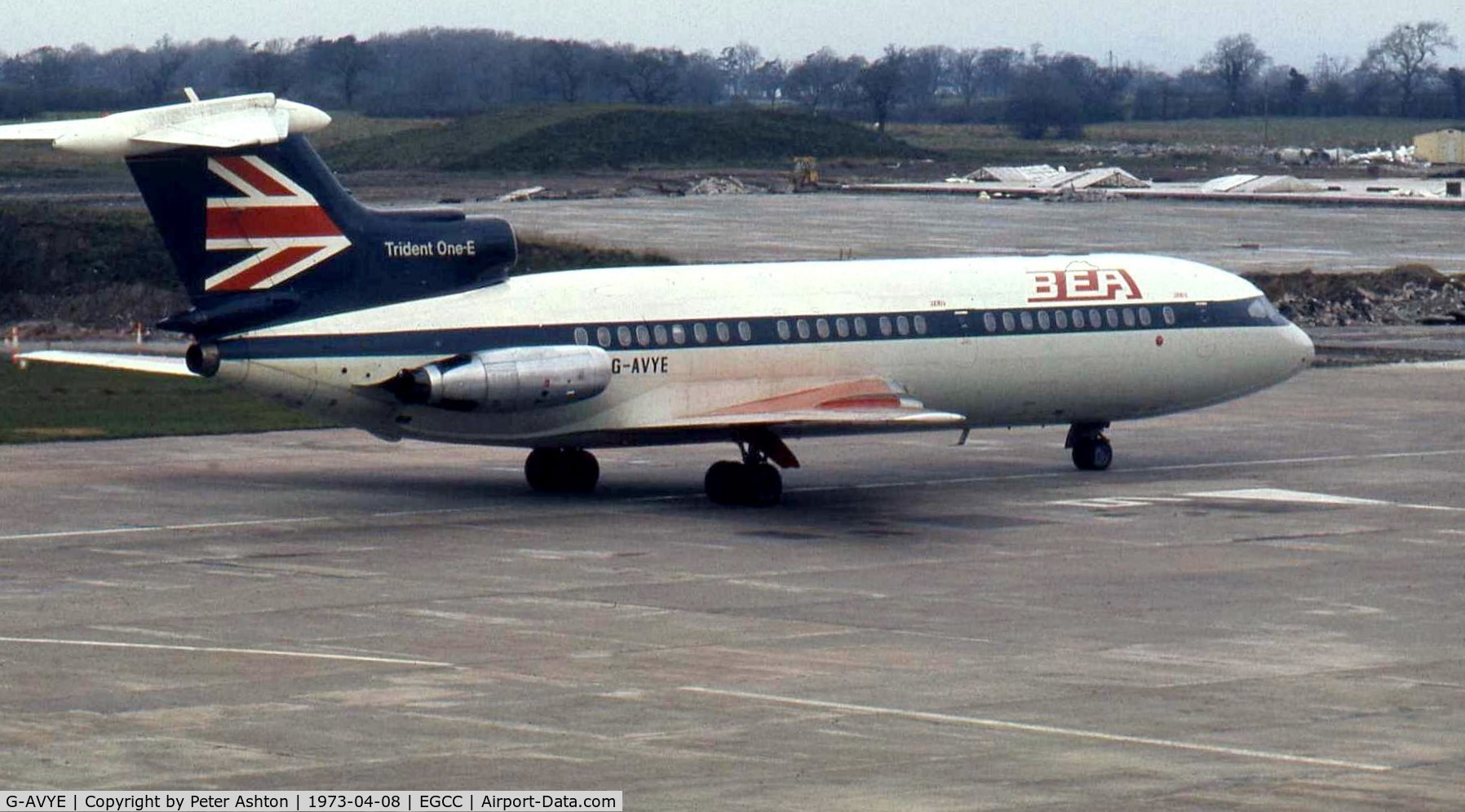 G-AVYE, 1968 Hawker Siddeley HS.121 Trident 1E-140 C/N 2139, BEA