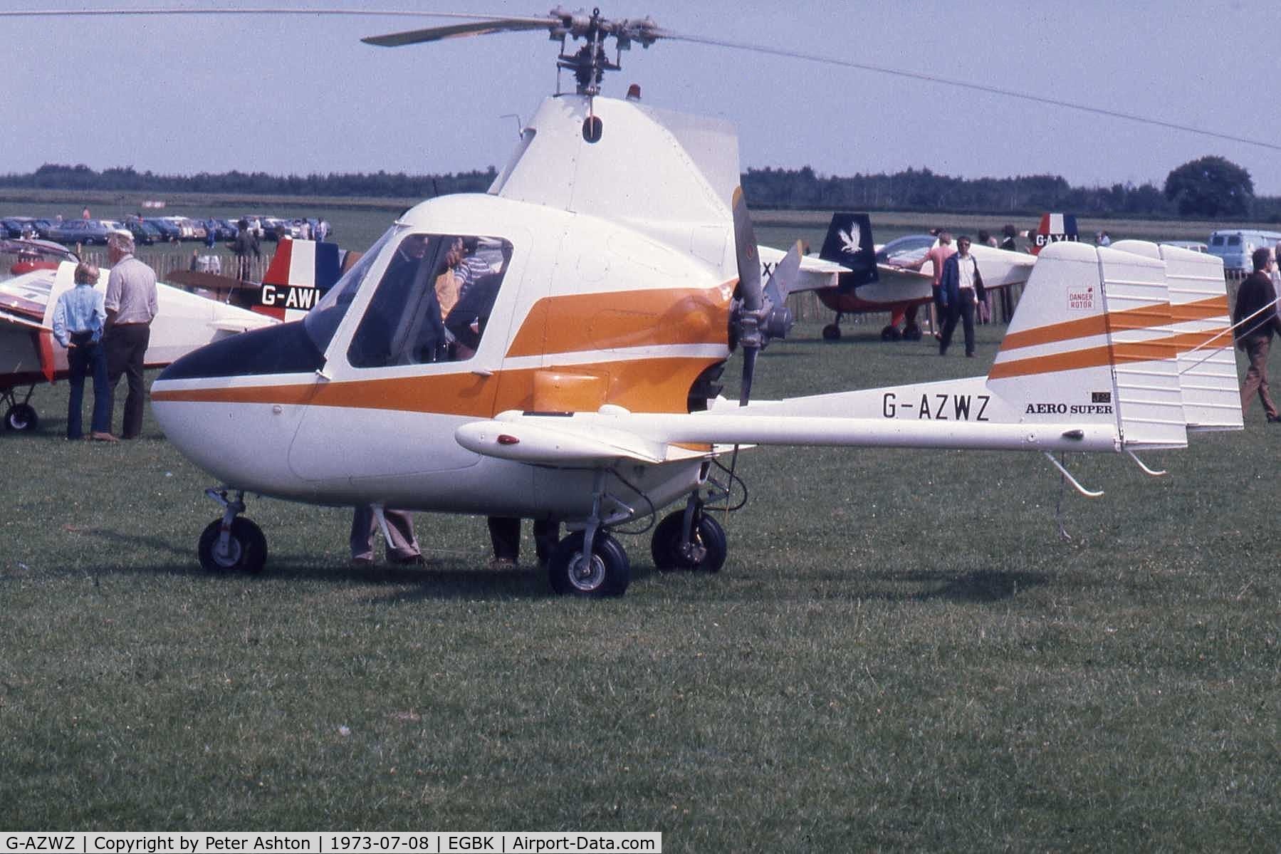 G-AZWZ, McCulloch J-2 C/N 066, PFA Rally 1973
