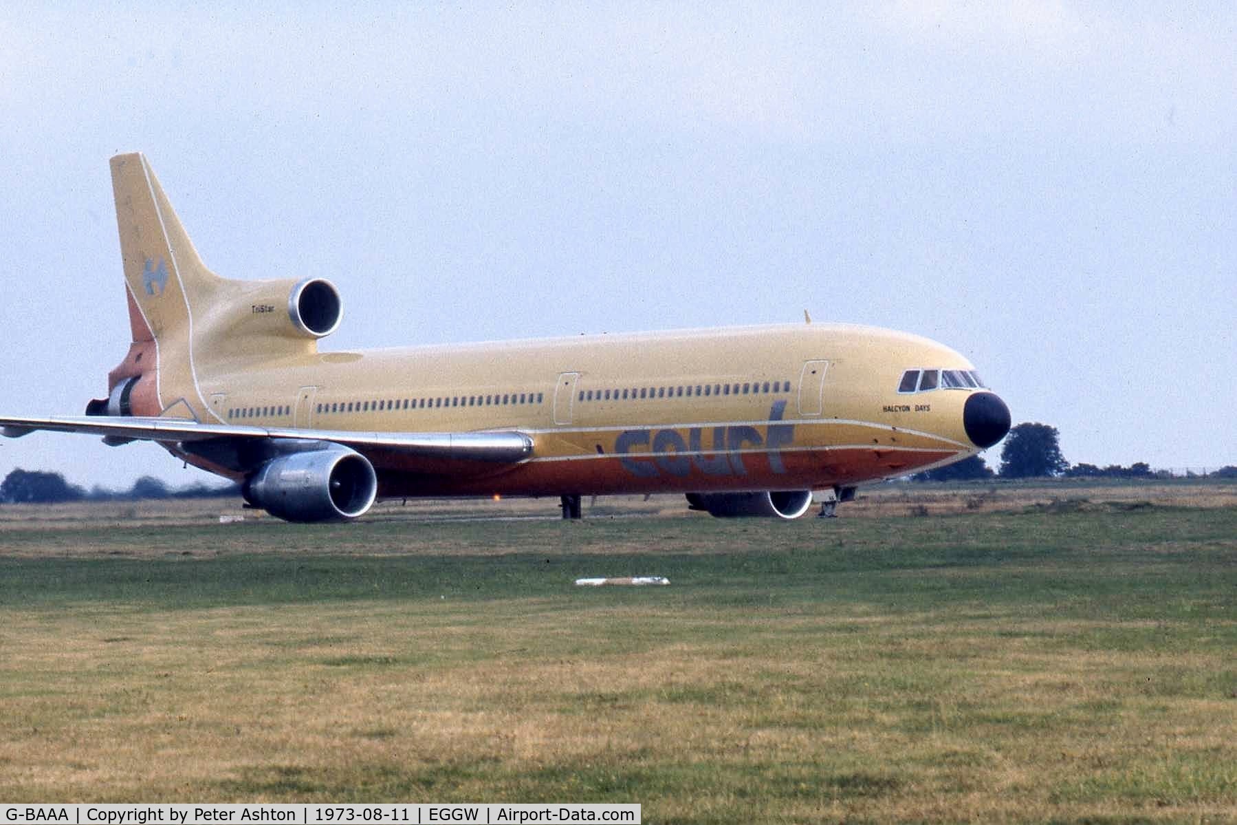 G-BAAA, 1972 Lockheed L-1011-385-1 TriStar 1 C/N 193E-1024, Court Line