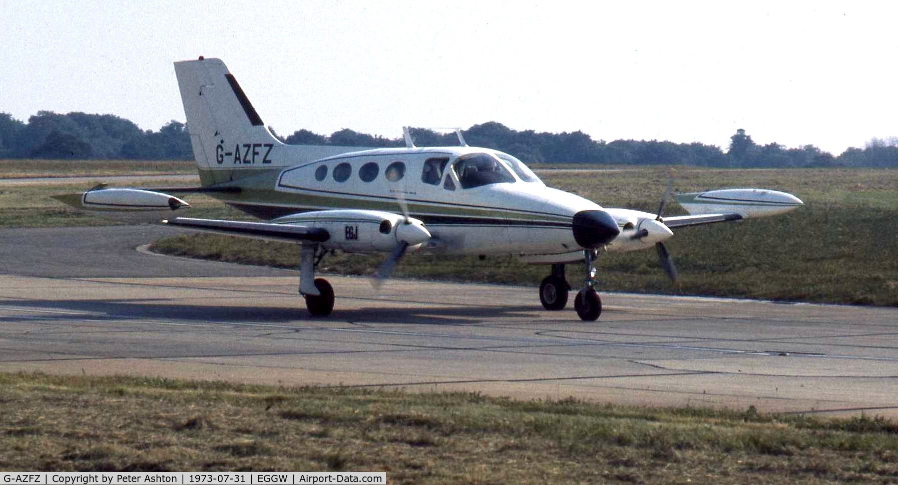 G-AZFZ, 1971 Cessna 414 Chancellor C/N 414-0175, Cessna 414