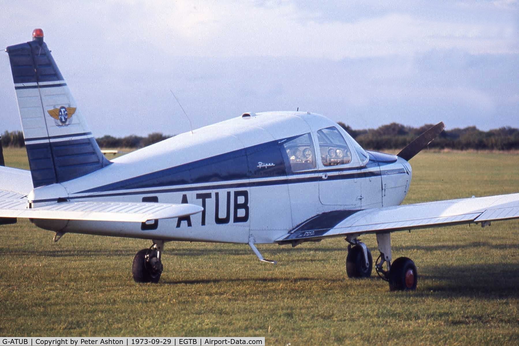 G-ATUB, 1966 Piper PA-28-140 Cherokee C/N 28-21971, Airways Flying Club