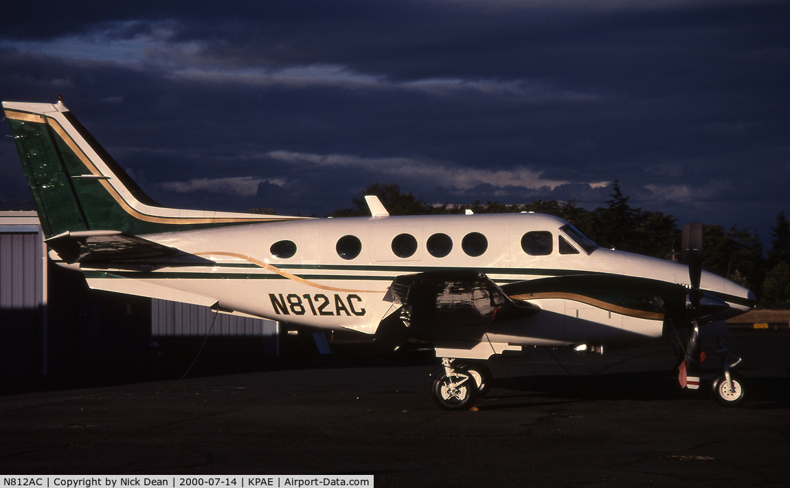 N812AC, 1966 Beech 65-A90 C/N LJ-123, and another