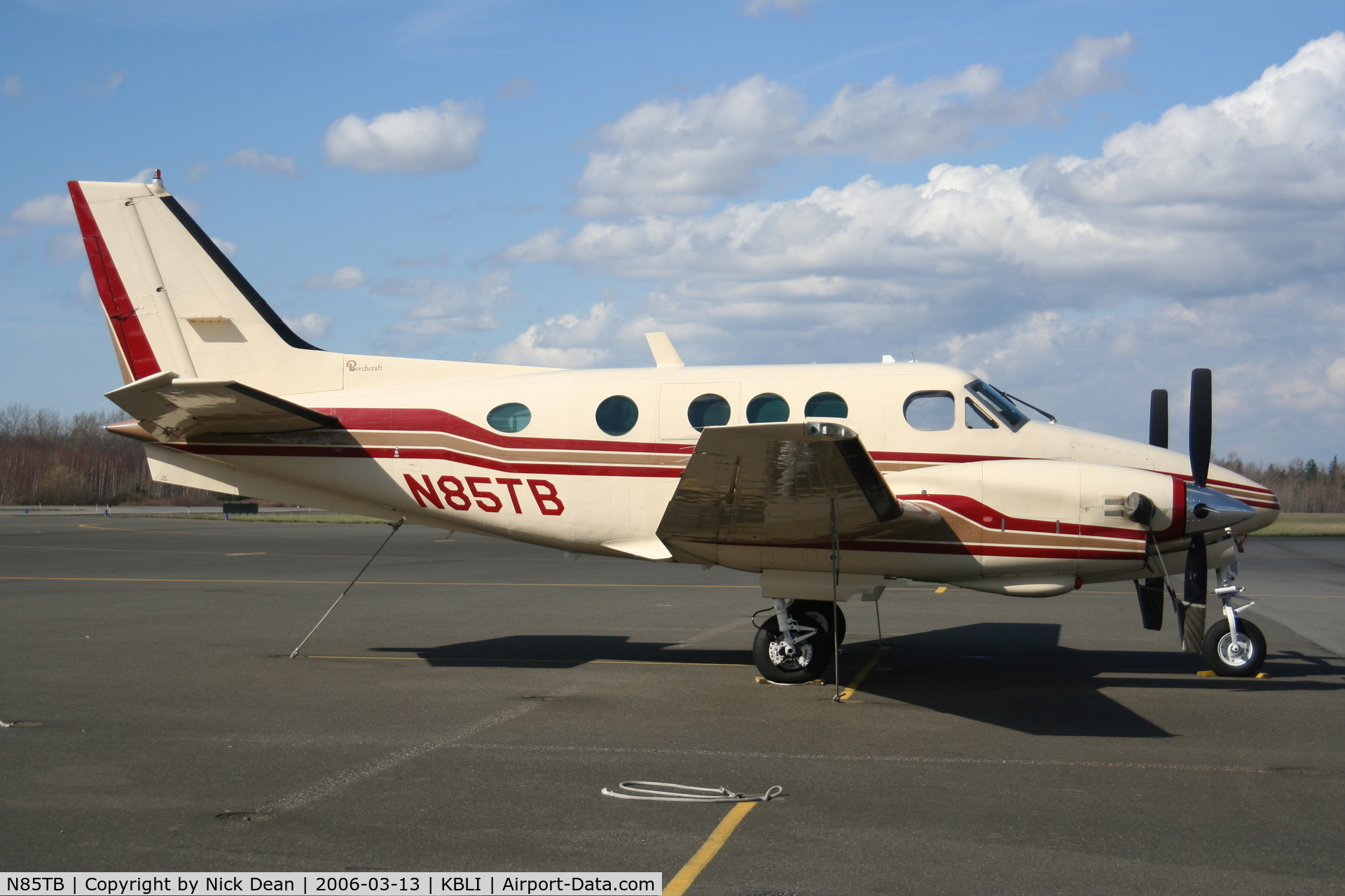 N85TB, 1979 Beech C90 King Air C/N LJ-833, This is a king air shot 12 years after the last shot