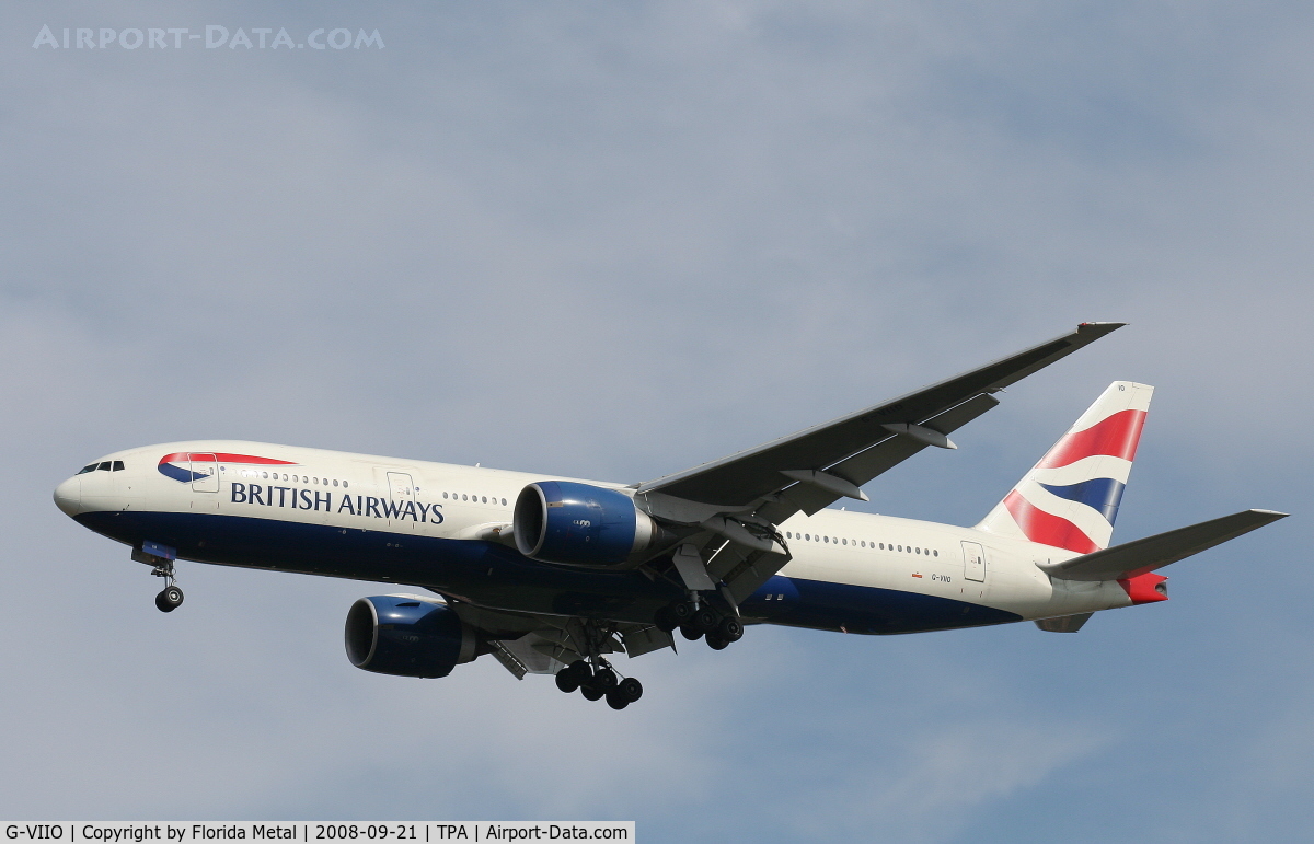 G-VIIO, 1999 Boeing 777-236 C/N 29320, British Airways 777-200
