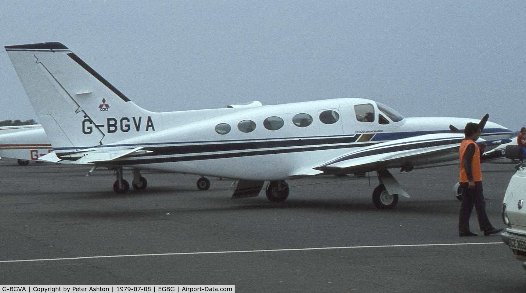 G-BGVA, 1979 Cessna 414A Chancellor C/N 414A-0247, PFA Rally 1979