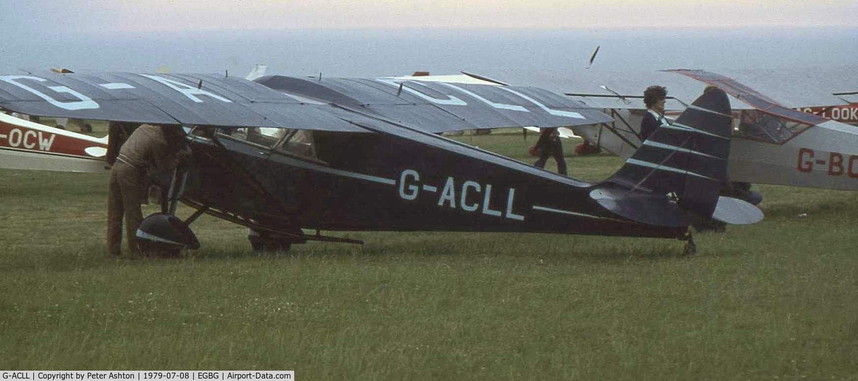 G-ACLL, 1934 De Havilland DH.85 Leopard Moth C/N 7028, PFA Rally 1979