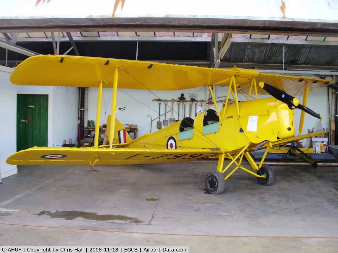 G-AHUF, 1943 De Havilland DH-82A Tiger Moth II C/N 86221, wearing the serial T7997