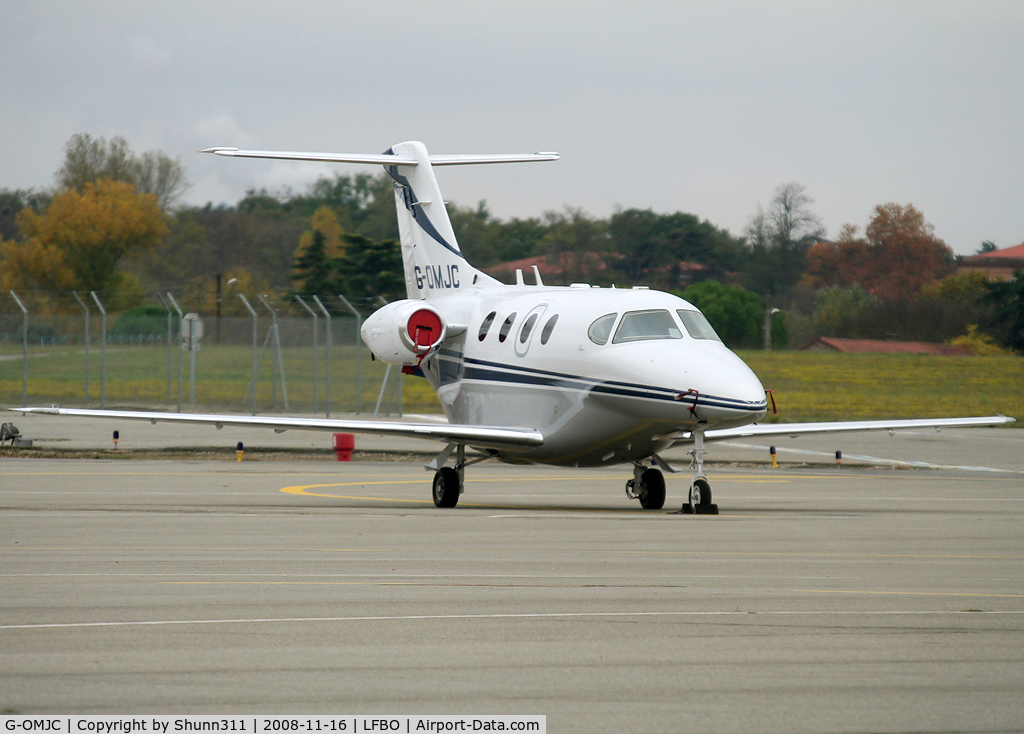 G-OMJC, 2003 Raytheon 390 Premier I C/N RB-88, Parked at the General Aviation area...