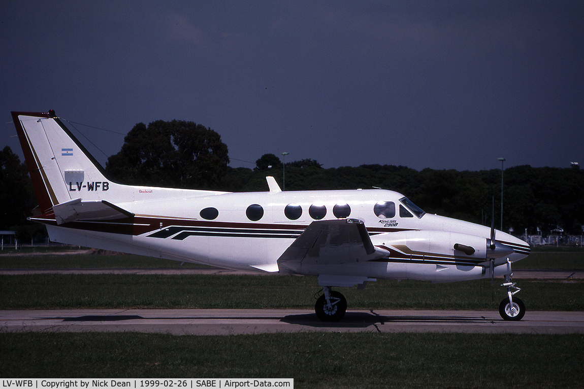 LV-WFB, 1995 Beech C90B King Air C/N LJ-1414, /