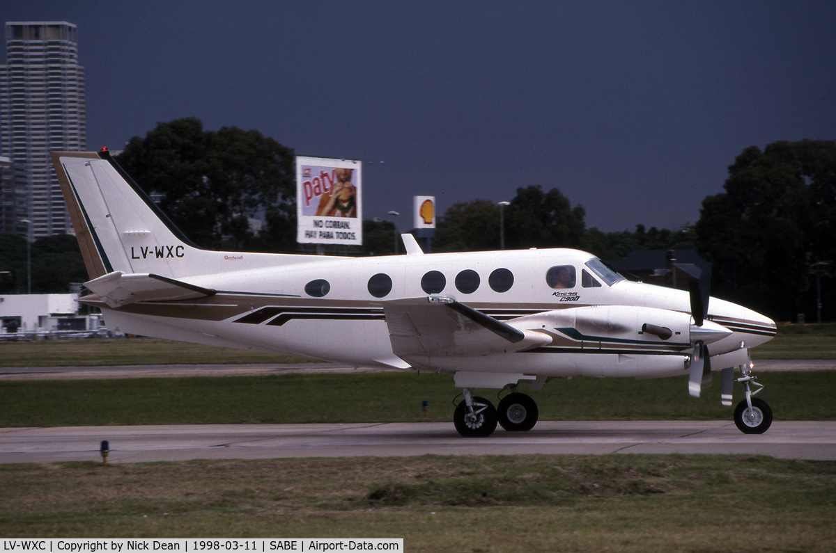 LV-WXC, 1997 Beech C90A King Air King Air C/N LJ-1466, /