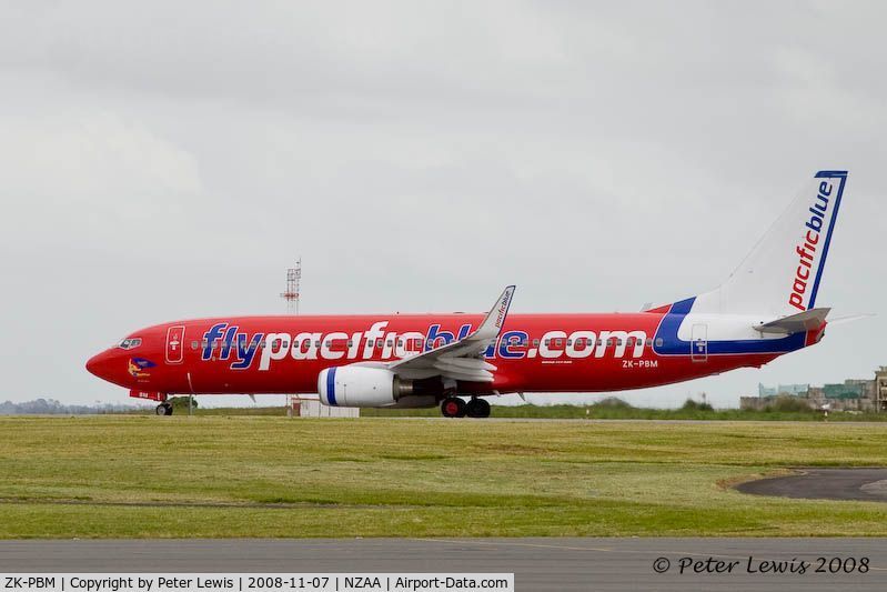 ZK-PBM, 2008 Boeing 737-8FE C/N 36601, Pacific Blue Airlines (NZ) Ltd., Christchurch