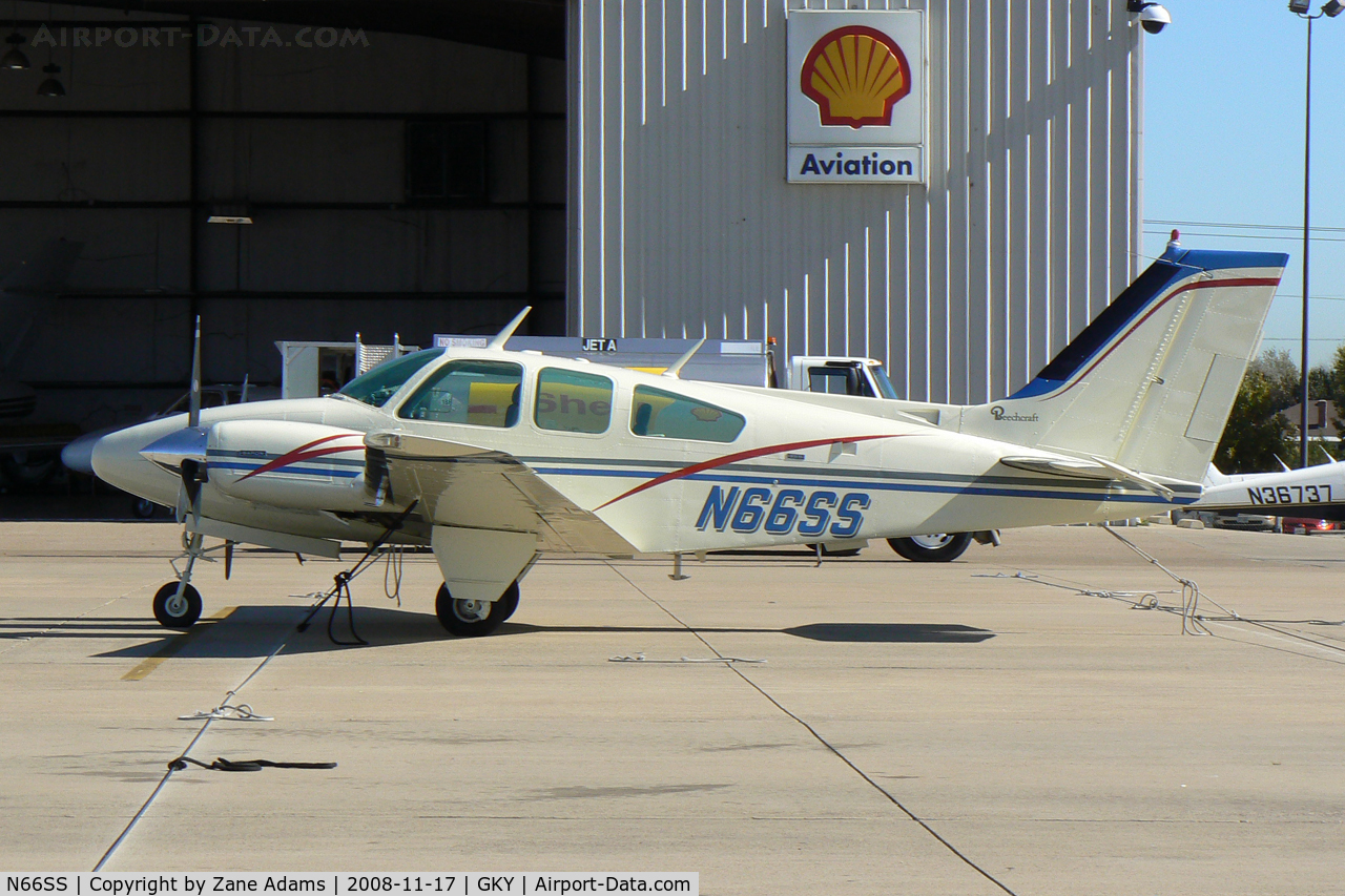 N66SS, 1973 Beech 95-B55 (T42A) Baron C/N TC-1567, At Arlington Municipal - Beech Baron