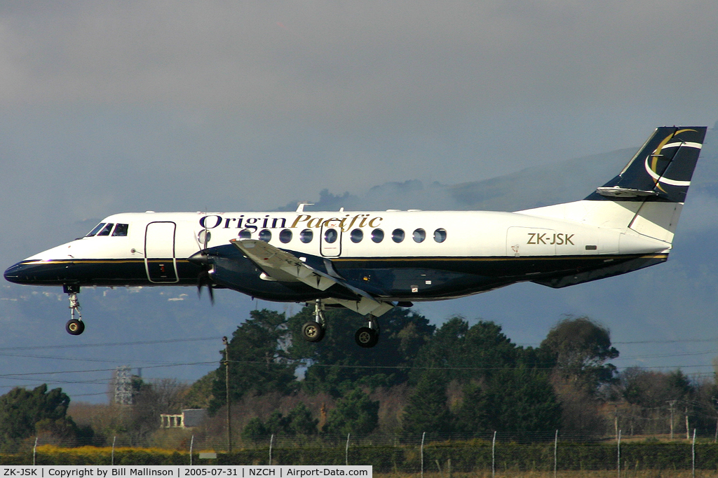 ZK-JSK, 1994 British Aerospace Jetstream 41 C/N 41049, Origin is now only flying some cargo