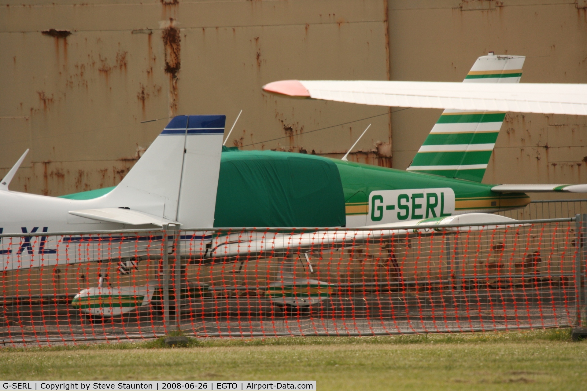 G-SERL, 1980 Socata TB-10 Tobago C/N 109, Taken at Rochester Airport 20th June 2008.