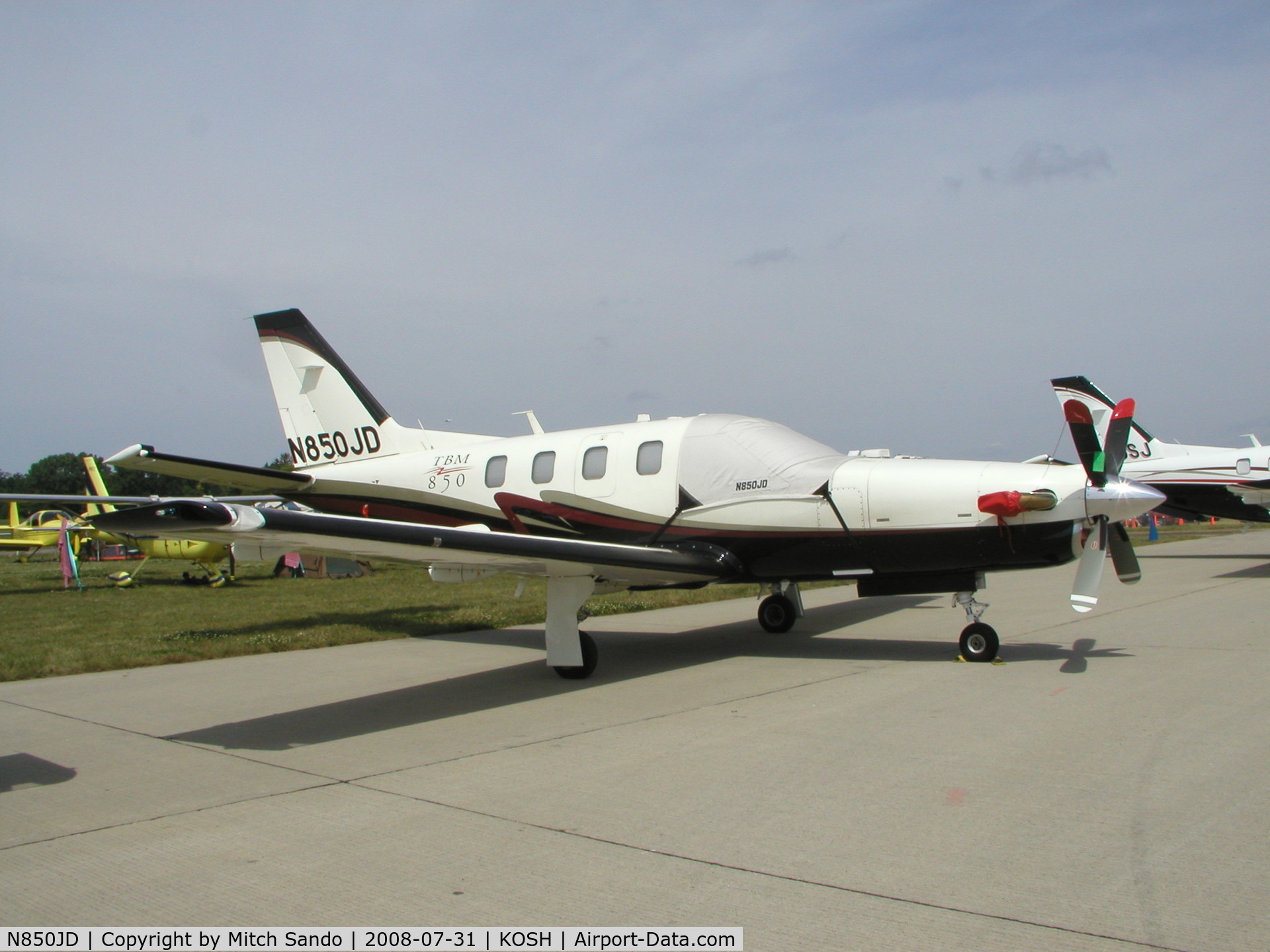 N850JD, 2006 Socata TBM-700 C/N 362, EAA AirVenture 2008.