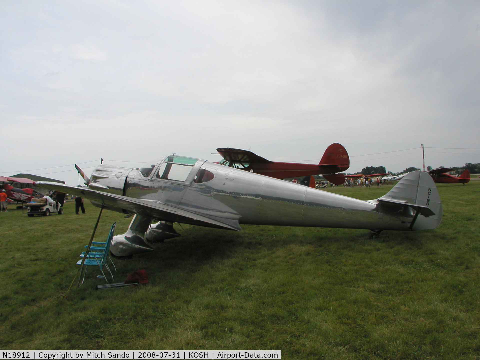 N18912, 1938 Ryan Aeronautical SCW-145 C/N 206, EAA AirVenture 2008.