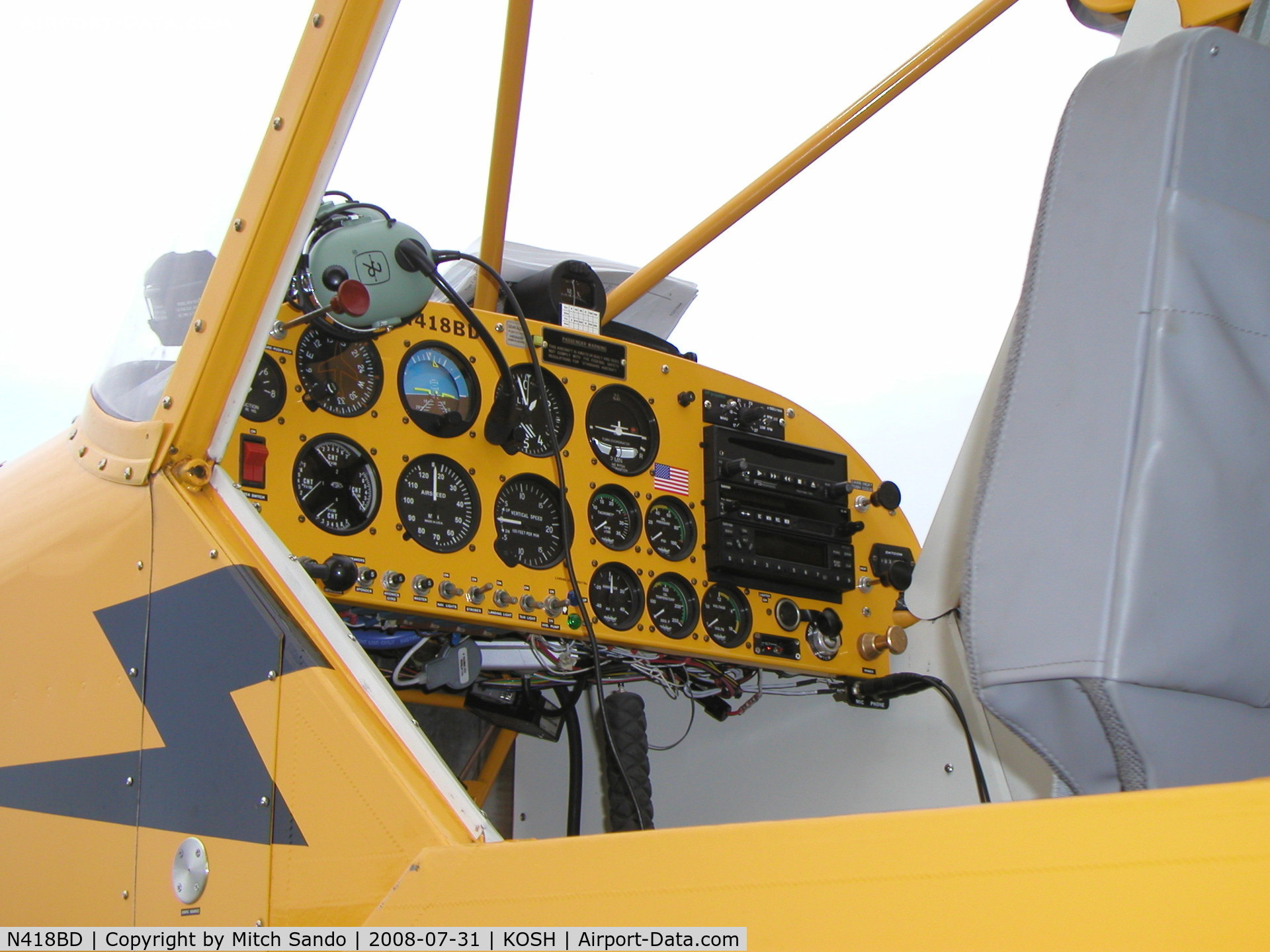 N418BD, 2004 Piper Supreme Cub Replica C/N 0066, EAA AirVenture 2008.