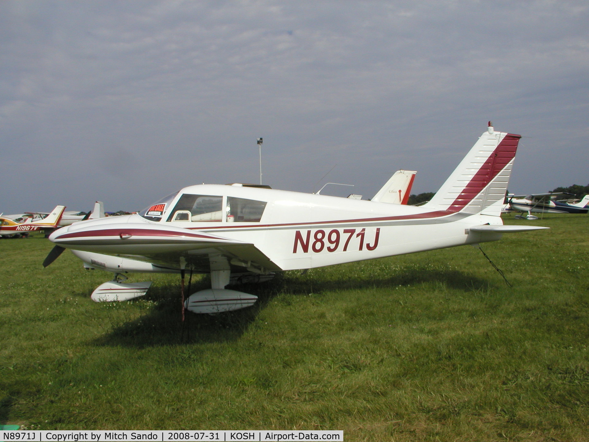 N8971J, 1965 Piper PA-28-180 C/N 28-2994, EAA AirVenture 2008.