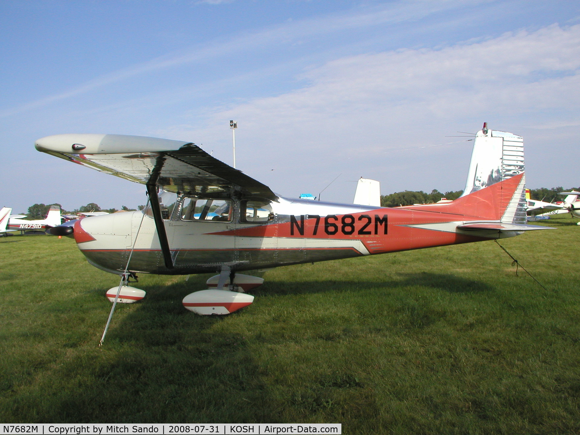 N7682M, 1959 Cessna 175 Skylark C/N 55982, EAA AirVenture 2008.
