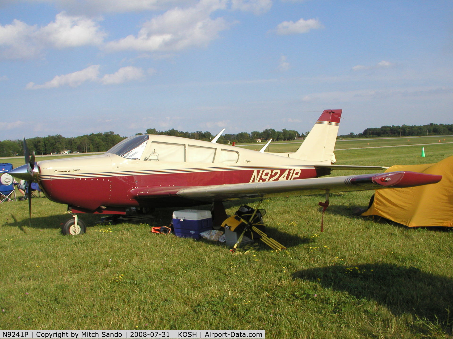 N9241P, 1967 Piper PA-24-260 Comanche B C/N 24-4740, EAA AirVenture 2008.