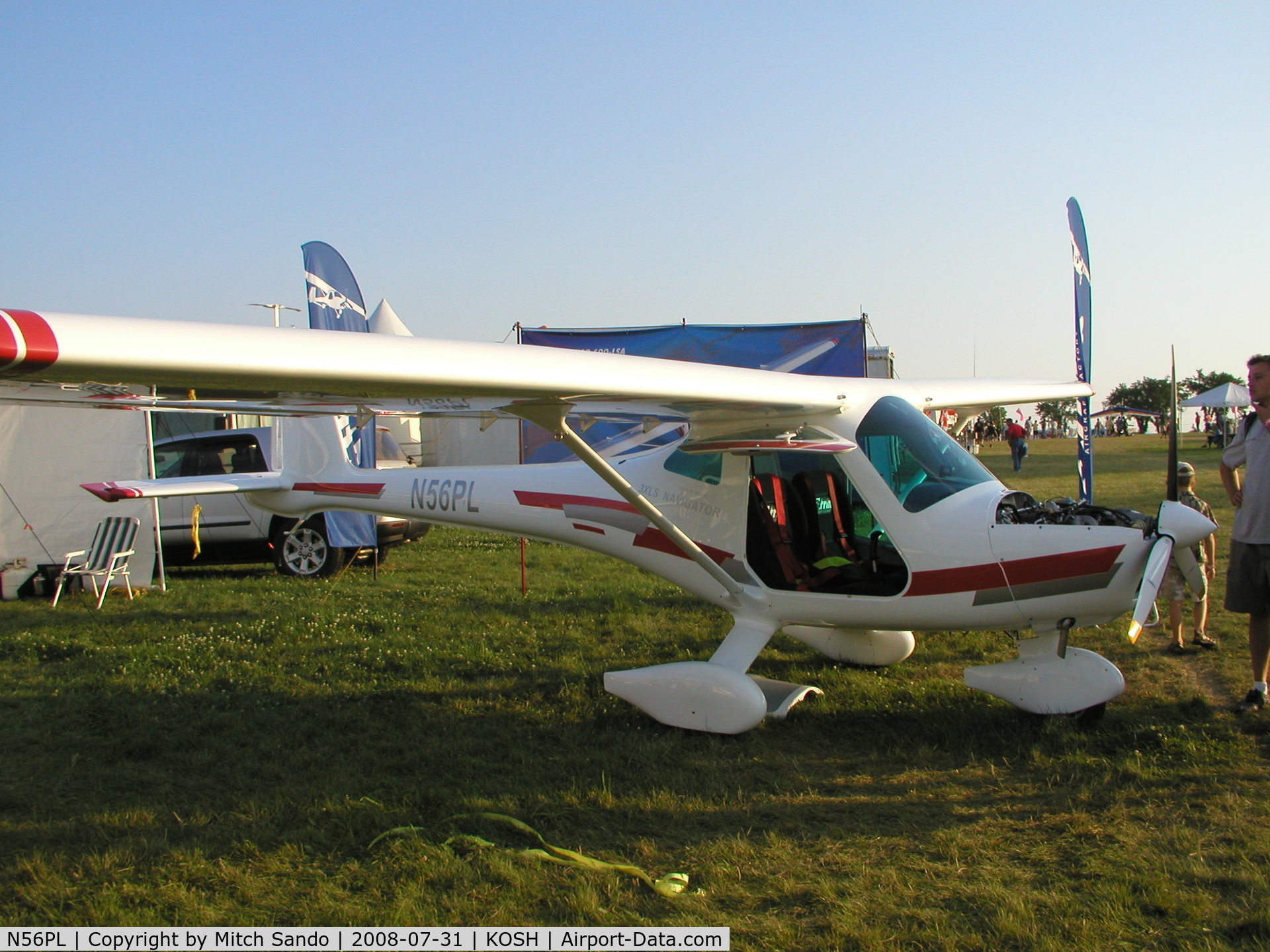 N56PL, 3XTrim 3XLS Navigator 600 C/N E61.US, EAA AirVenture 2008.