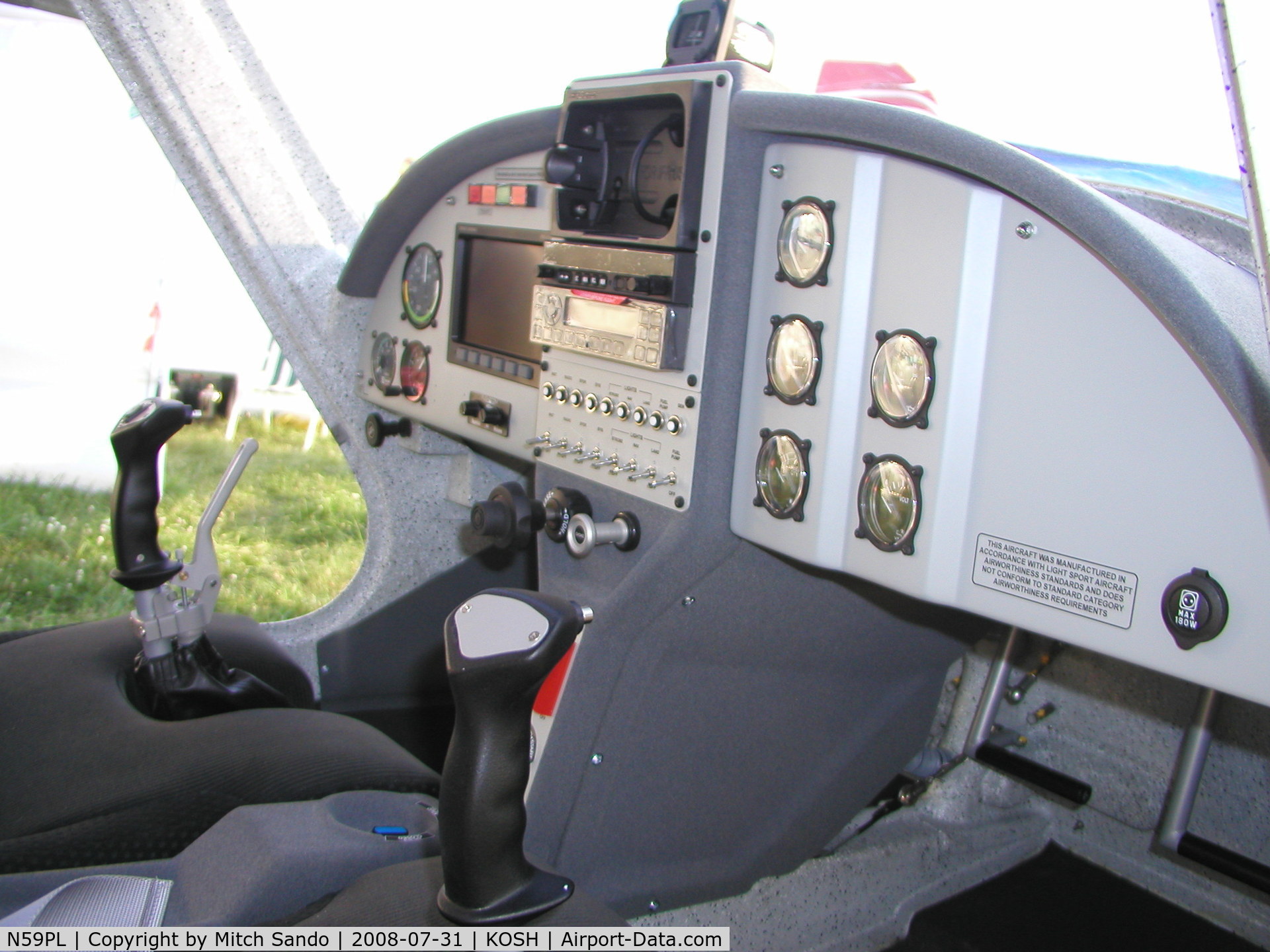 N59PL, 3XTrim 3XLS Navigator 600 C/N E67.US, EAA AirVenture 2008.