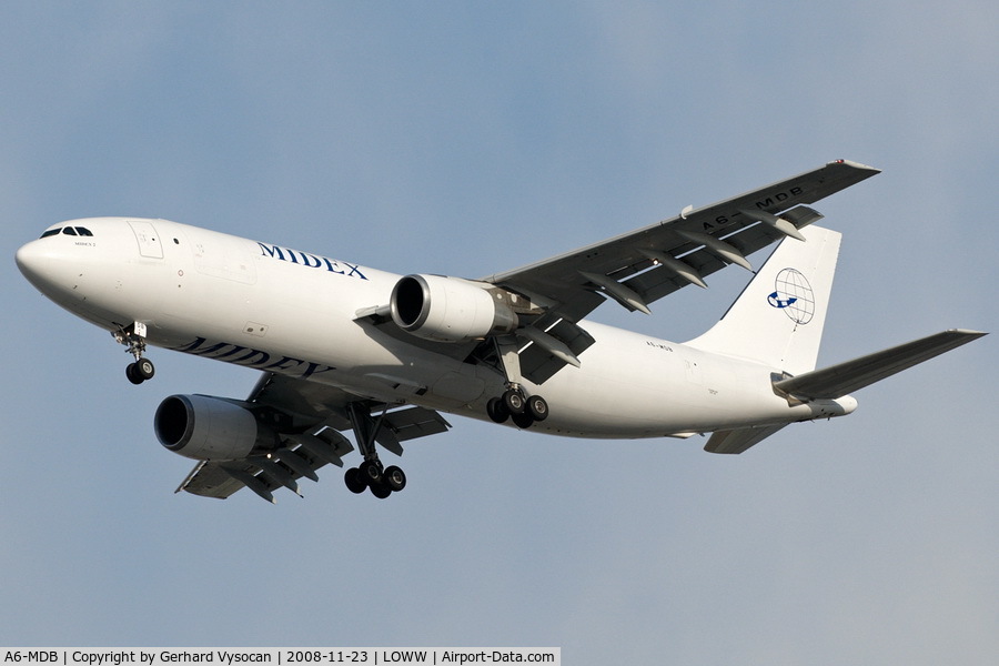 A6-MDB, 1982 Airbus A300B4-203 C/N 196, rare visitor