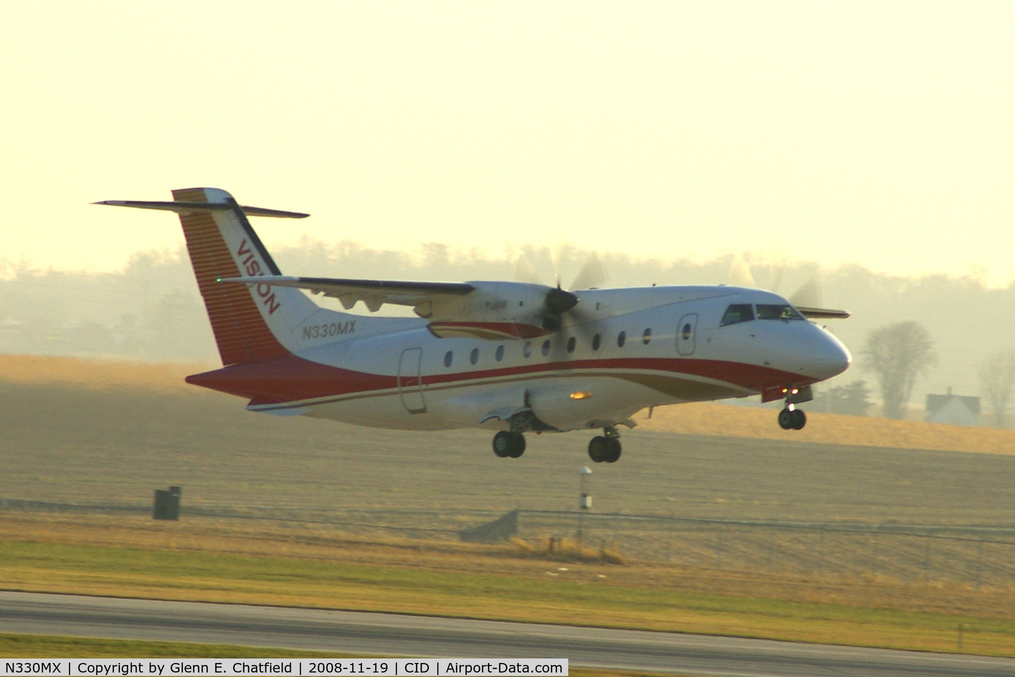 N330MX, 1996 Dornier 328-100 C/N 3067, Departing Runway 13