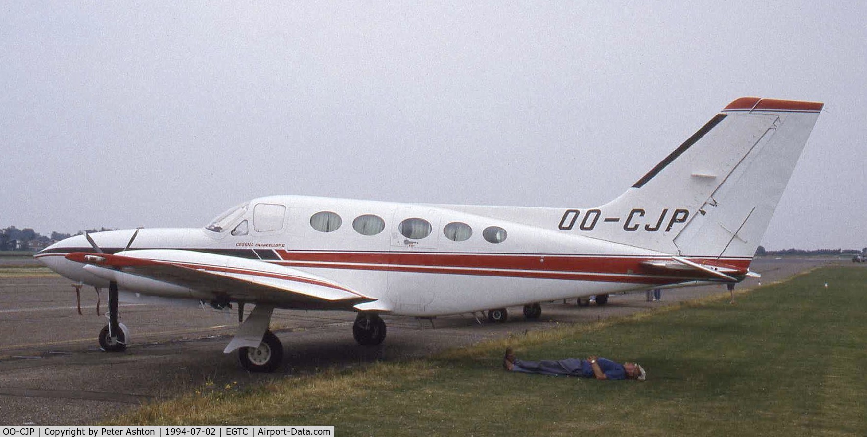 OO-CJP, 1979 Cessna 414A Chancellor C/N 414A-0229, Cessna Chancellor II. PFA Rally 1994