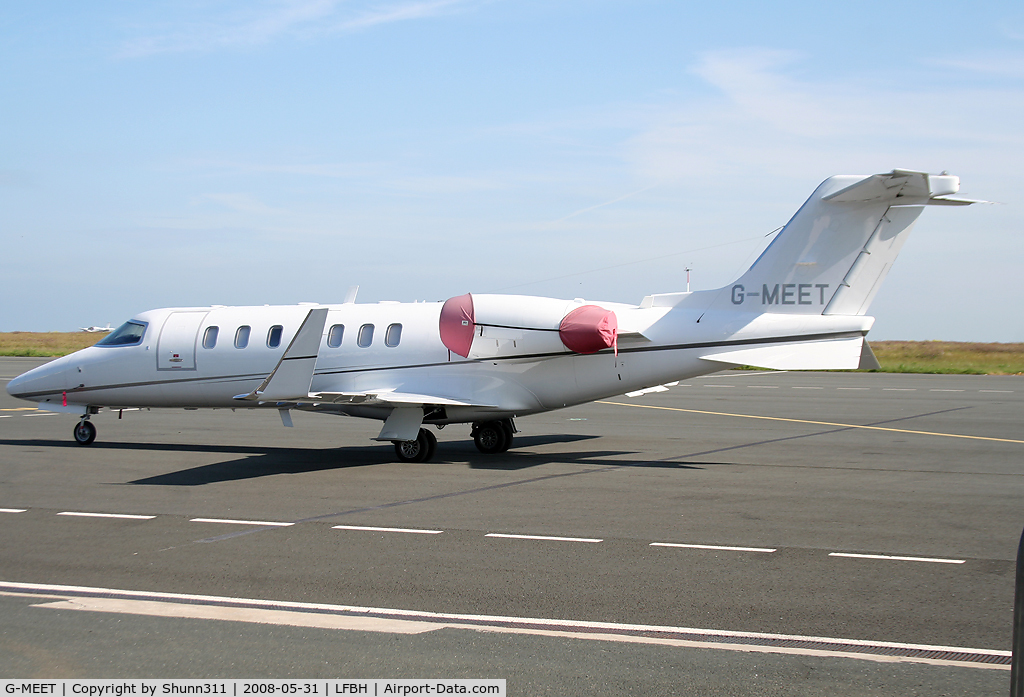 G-MEET, 2006 Learjet 45 C/N 45-2054, Parked near the control tower...