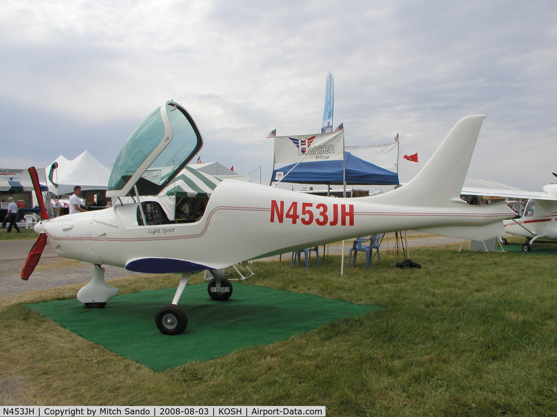 N453JH, Flaming Air FA-04 Peregrine C/N FA 04-0108, EAA AirVenture 2008.