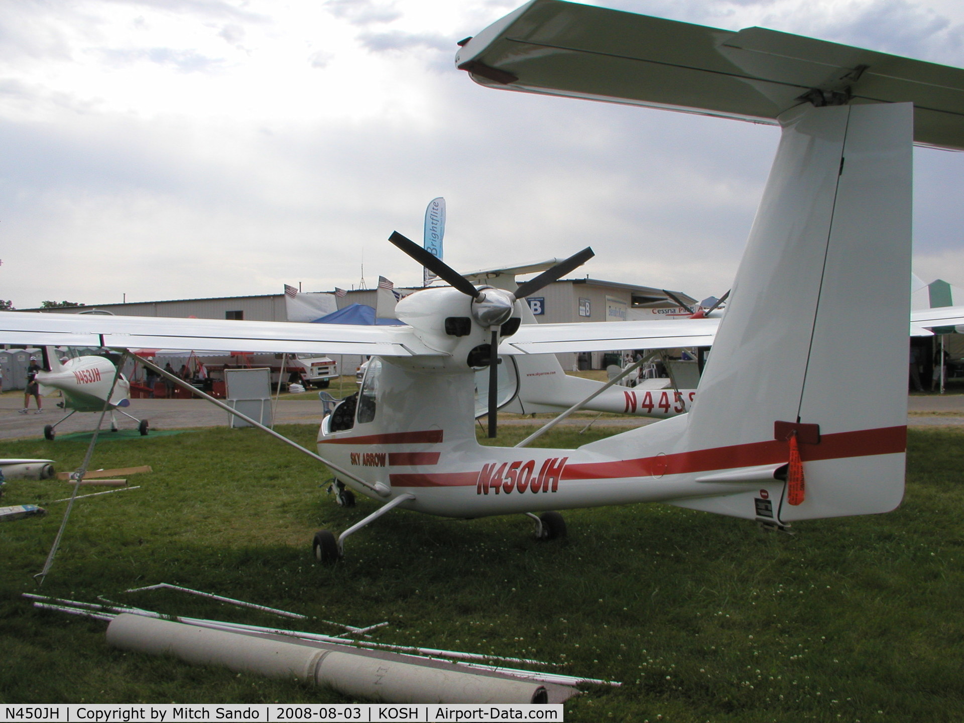 N450JH, 1998 Iniziative Industriali Italiane Sky Arrow 1450L C/N K119, EAA AirVenture 2008.