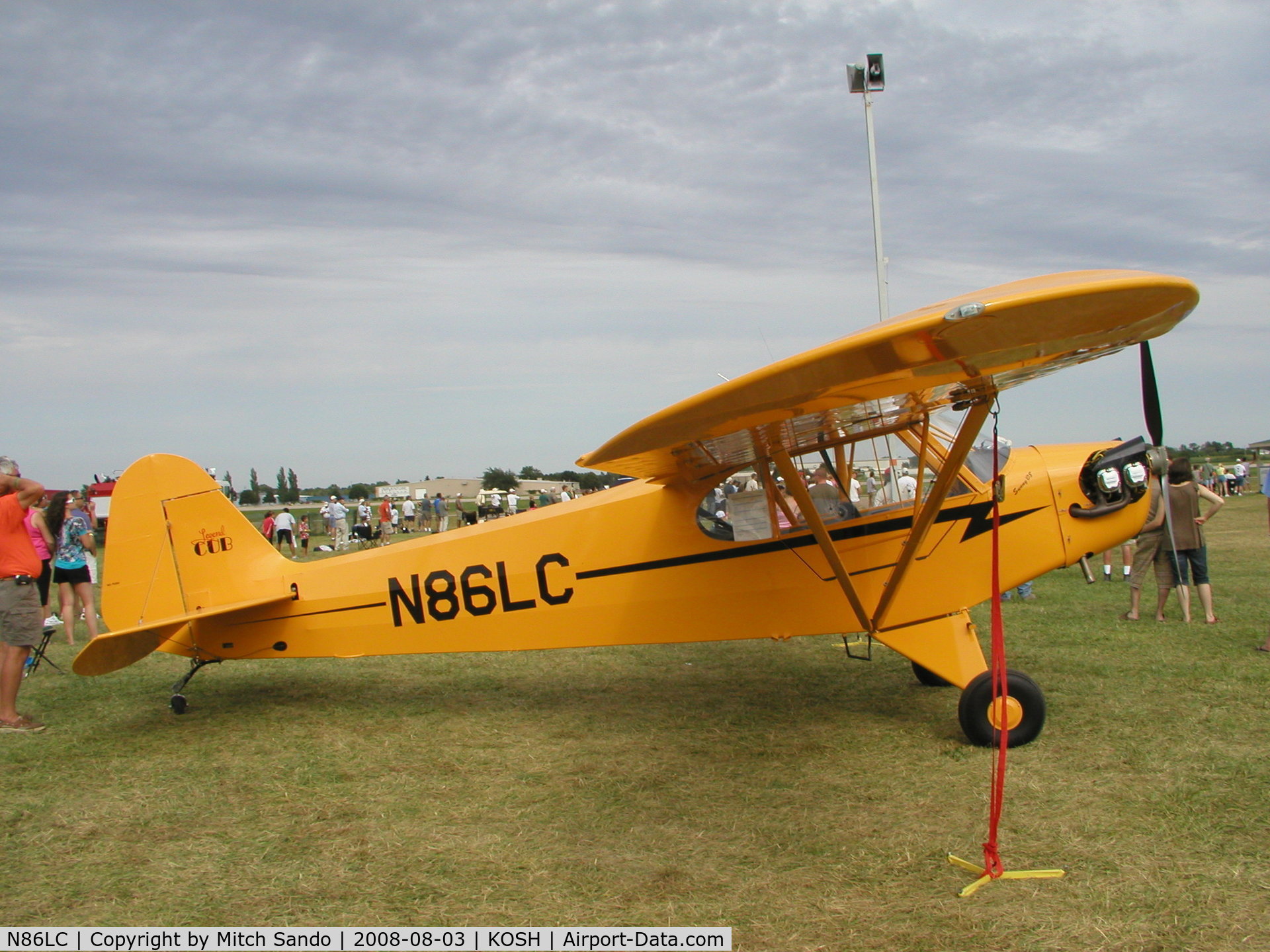 N86LC, 2008 American Legend AL3 C/N AL-1128, EAA AirVenture 2008.