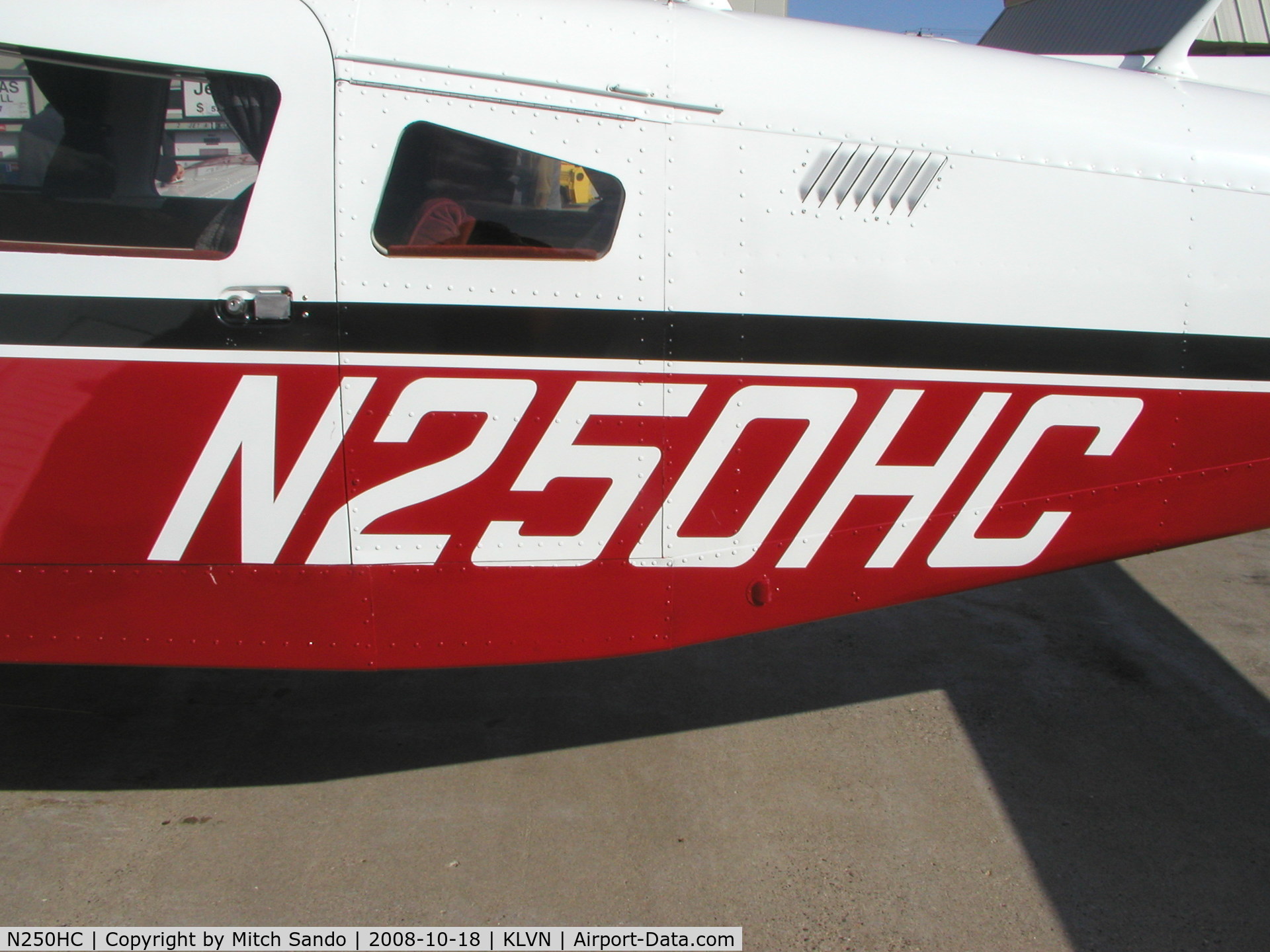 N250HC, 1977 Piper PA-32R-300 Cherokee Lance C/N 32R-7880037, Parked at the fuel pumps.