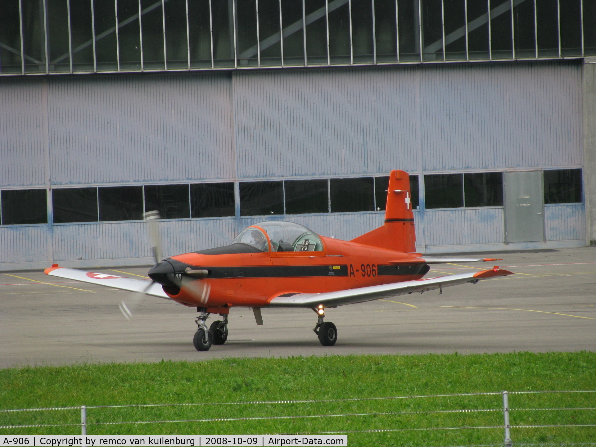 A-906, 1982 Pilatus PC-7 Turbo Trainer C/N 314, visit Alpnach