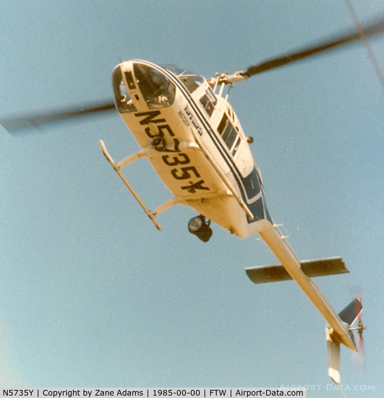 N5735Y, Bell 206B C/N 3006, Fort Worth Police Bell 206B