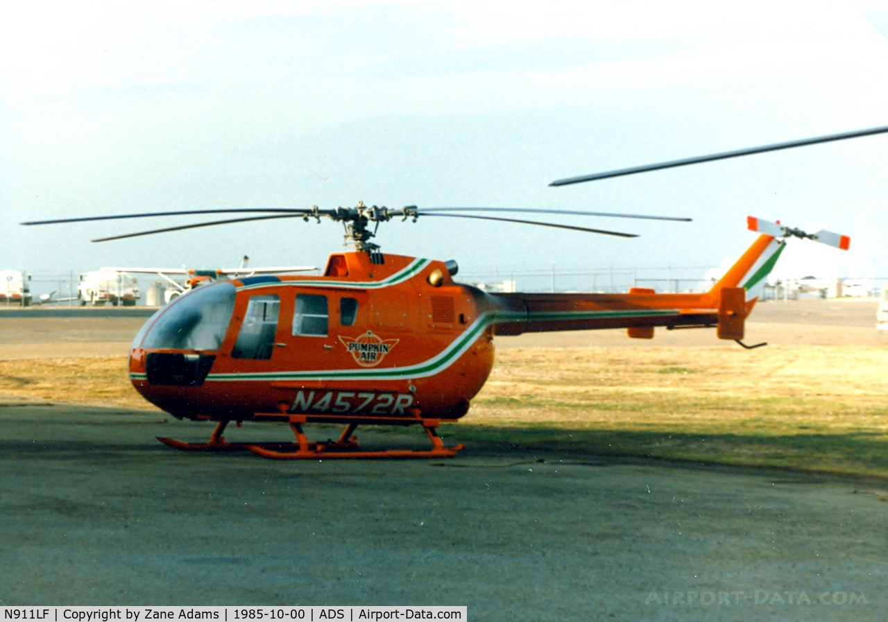 N911LF, 1984 MBB Bo-105S C/N S-663, Pumpkin Air - Registered as N4572R