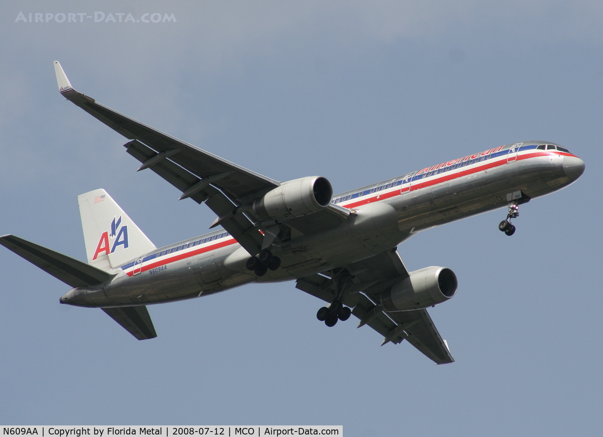 N609AA, 1996 Boeing 757-223 C/N 27447, American 757-200