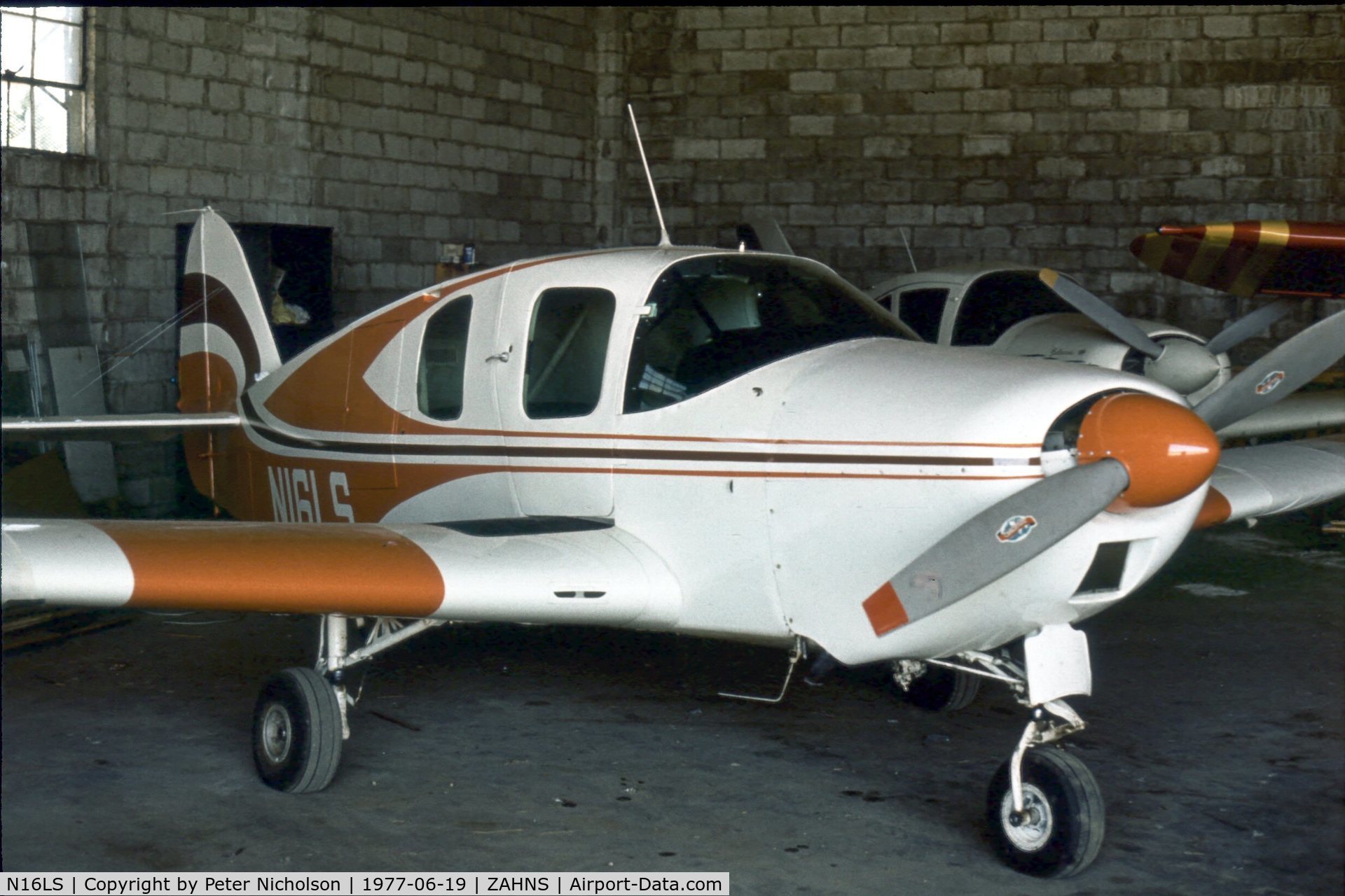 N16LS, 1959 Bellanca 14-19-3 Cruisair Senior C/N 4150, This Cruisemaster was seen hangered at Zahns Airport, Amityville NY in 1977 - airfield later closed in 1980,