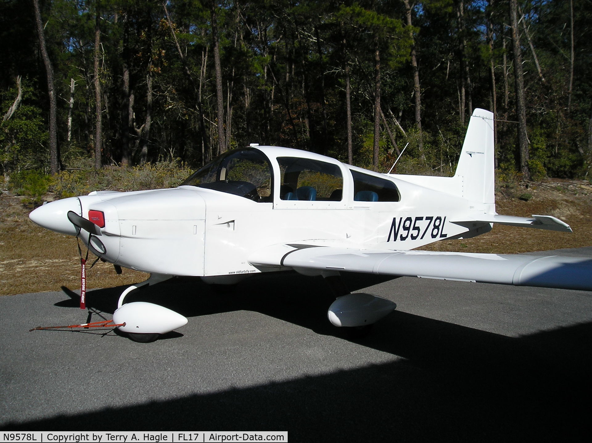 N9578L, 1974 Grumman American AA-5 Traveler C/N AA5-0578, At home in Florida