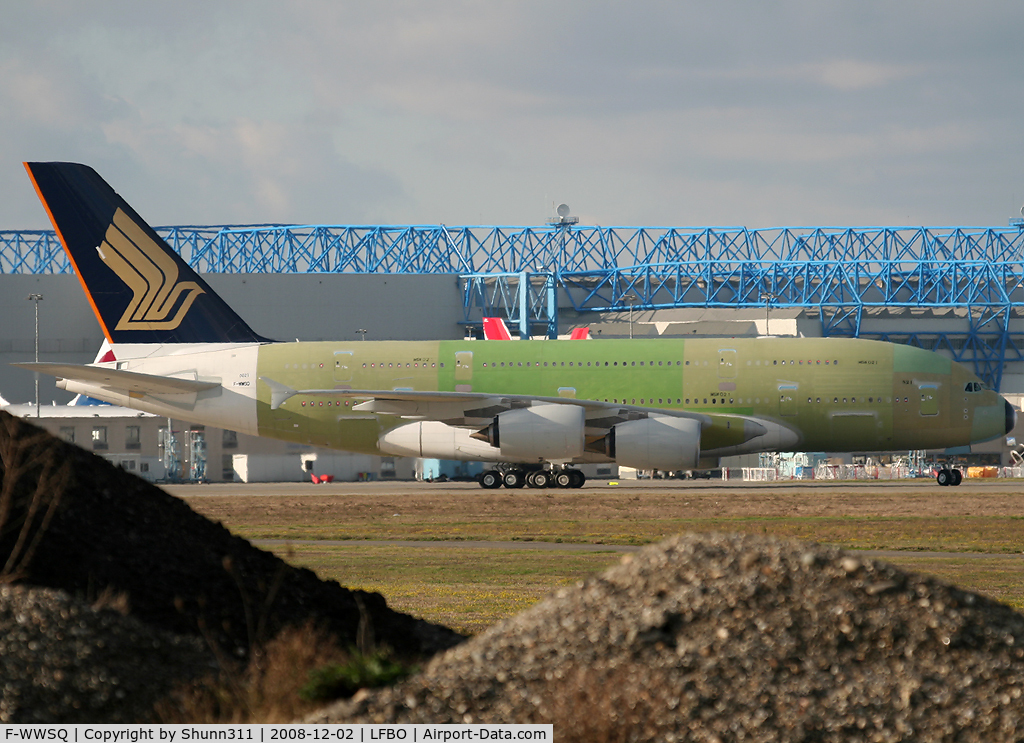 F-WWSQ, 2008 Airbus A380-841 C/N 021, C/n 021 - For Singapore Airlines as 9V-SKH