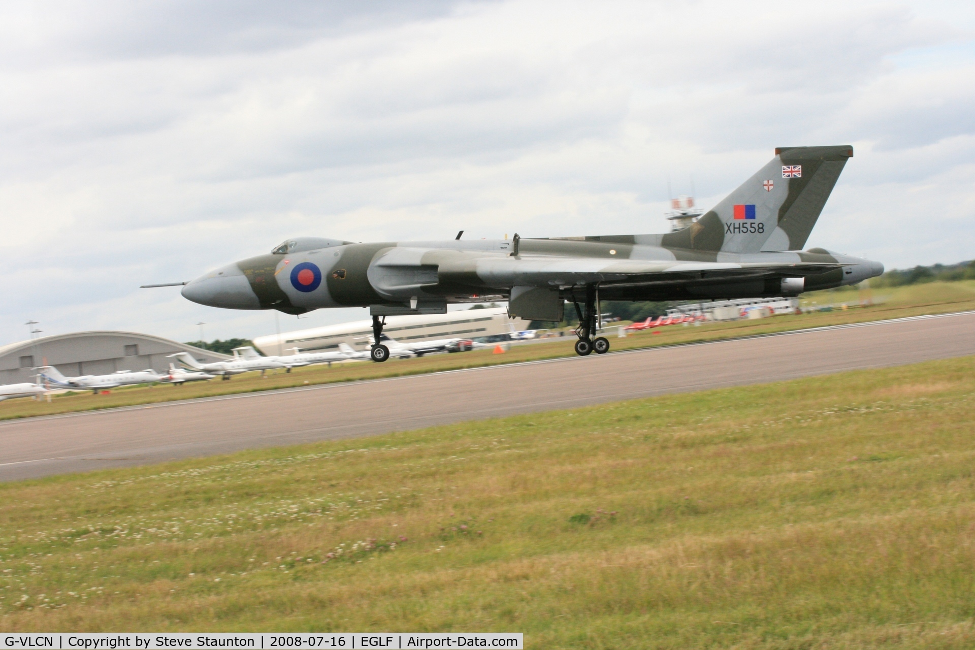 G-VLCN, 1960 Avro Vulcan B.2 C/N Set 12, Taken at Farnborough Airshow on the Wednesday trade day, 16th July 2009