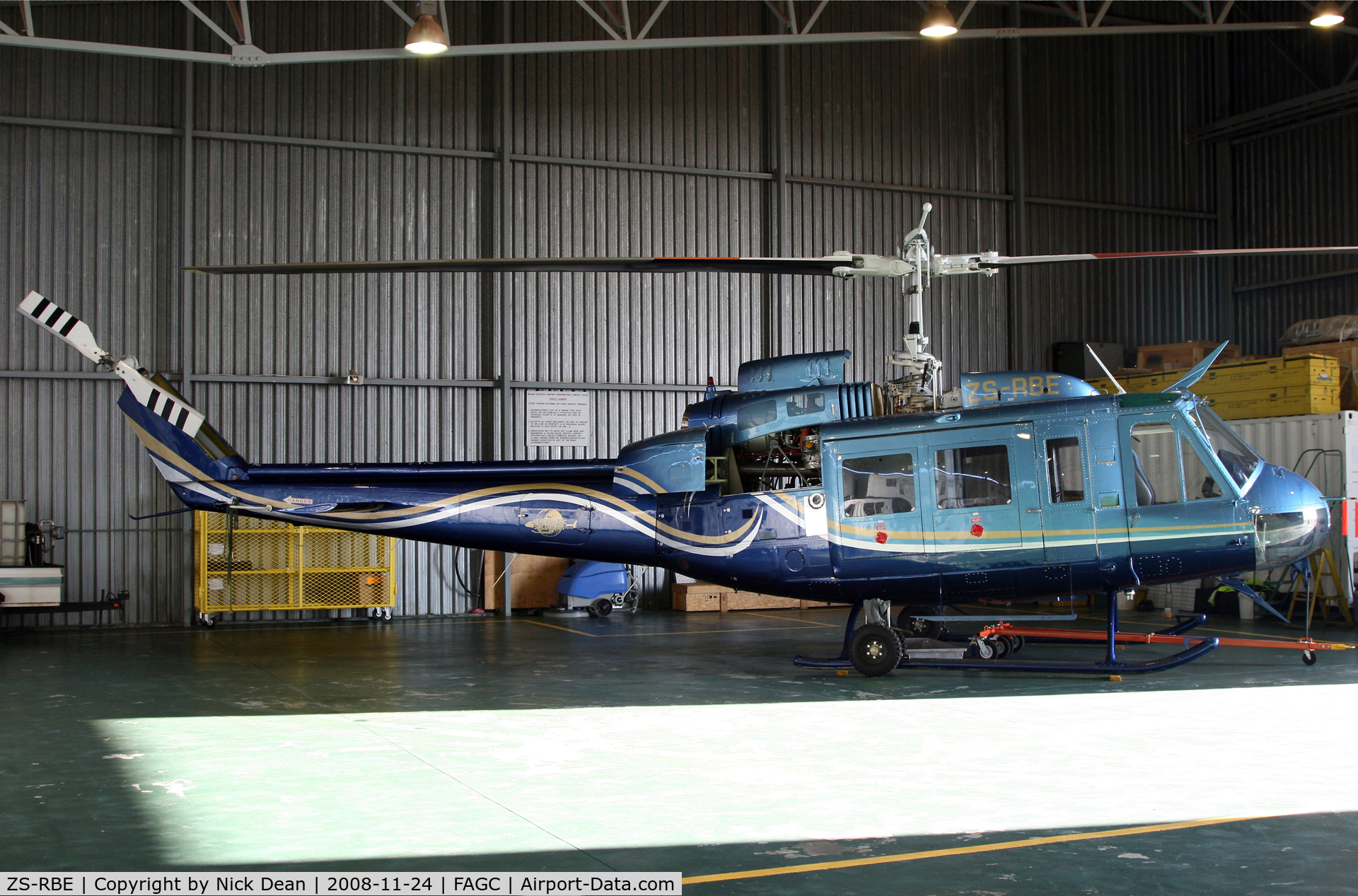 ZS-RBE, Bell 205A-1 C/N 30133, FAGC