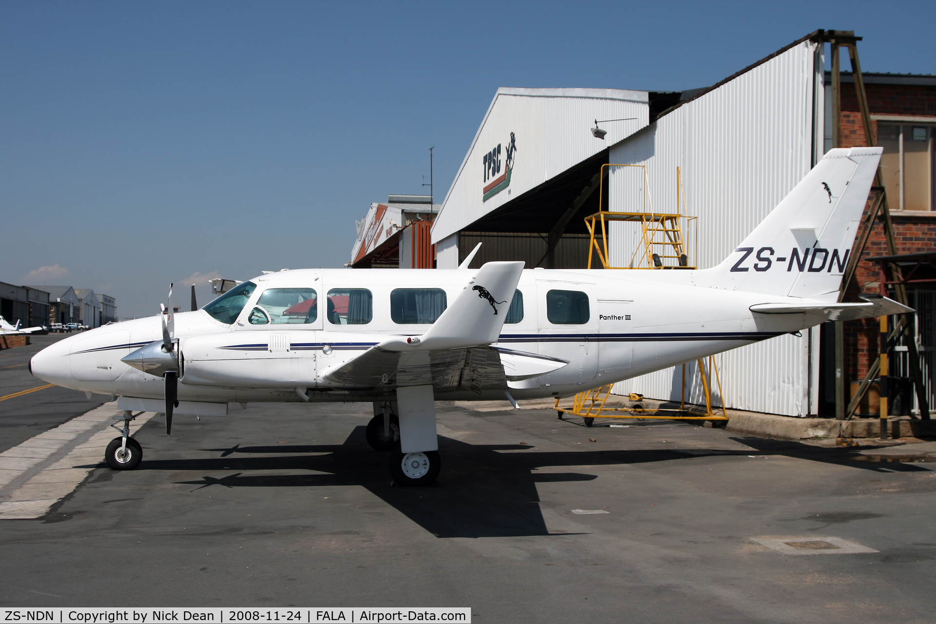 ZS-NDN, 1979 Piper PA-31-350 Panther III Chieftain C/N 31-7952186, FALA