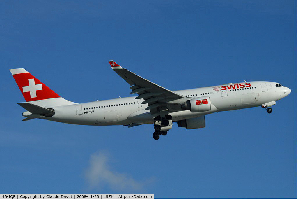 HB-IQP, 2001 Airbus A330-223 C/N 366, Swiss International Airlines. Name: 